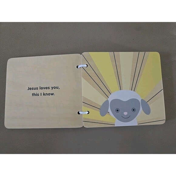 Jesus Loves You Wooden Board Book By Diana Manning Baby Hallmark 2016 Pre-owned - Picture 3 of 5